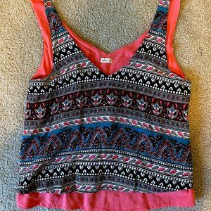 Hollister Layered Tank Top in Floral Print